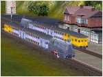 Stromlinien-Wendezug der Lbeck - Bchener Eisenbahn 2. Bauserie - Ergnzungsset