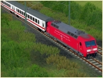 Elektrolokomotiven BR 145 mit Nahverkehrsausrstung - Rheinland-Pfalz-Takt
