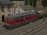Diesellokomotiven BR 218 der DB - altrote Farbge...