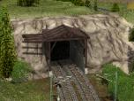Tunnel und Tunnelportale in am