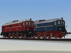 Set Grodiesellokomotiven V140 001 DRG und V140 001 DB