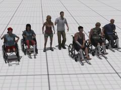  Verletzte Personen im Rollstuhl im EEP-Shop kaufen