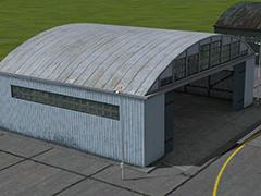 Hangar fr Kleinflugzeuge -Set1