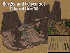 Berge-Set - Steine und Bche TG1