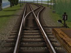Animierte Straenbahnweichen in 3D (Meterspur)
