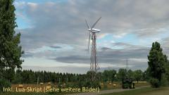 Windkraftanlagen des Herstellers Vestas - inkl. Sounds und Lua-Skript