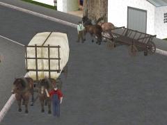 Gefhrte Pferdegespanne Set 1