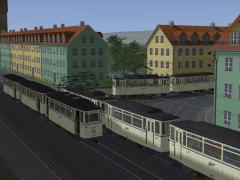 Chemnitzer Straenbahn mit Tauschtextur, Set 2