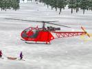 Alouette II schweizer Flugrettung (BH1520 ) Alouette II schweizer Flugrettung (BH1520 )