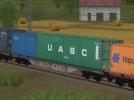 Vierachsiger Containertragwagen Sgns 692 DBAG (V60NDB10471 )