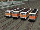 Personenzuglokomotive BR 111 - Erweiterungsset 7 DB kieselgrau-orange (V15NRI10041 )