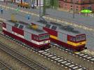 E-Lok 371 003-5 und 372 014-1r der CD (DK1504 ) E-Lok 371 003-5 und 372 014-1r der CD (DK1504 )