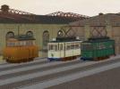 Arbeitstriebwagen der Chemnitzer Straßenbahn mit TexEx (V60NJS20019 ) Arbeitstriebwagen der Chemnitzer Straßenbahn mit TexEx (V60NJS20019 )