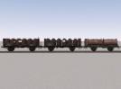 Güterwagen für besondere Ladegüter der DB und DRG  – Set 2 (V80NJW30031 )