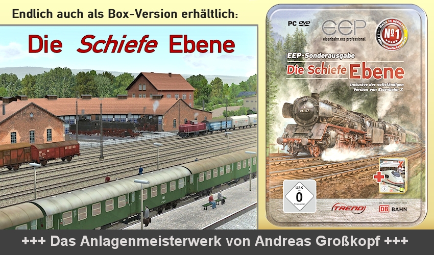 Schiefe Ebene in der Box