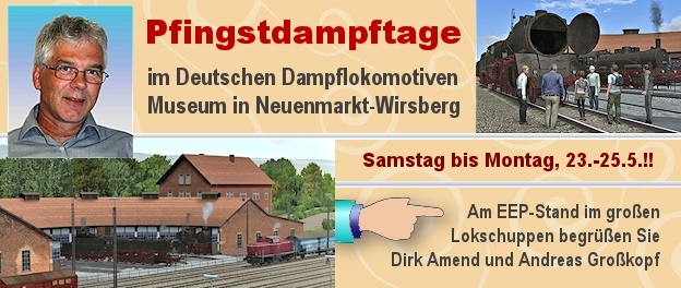 Pfingstdampftage an der Schiefen Ebene