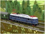 Elektrische Schnellzuglokomotive E18-06 der DB, Epoche III