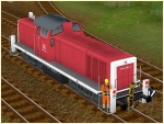 Diesellokomotiven BR 294 der DB Epoche IV