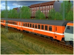 Eurofima und Corail-Wagen der SNCF, orange Epoche IV
