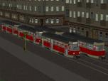 Straßenbahn Tatra T4D + B4D Set 2