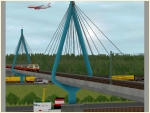 Pylon-Brücke und Brücken-Spline ab EEP5