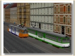 Gelenk-Straßenbahn
