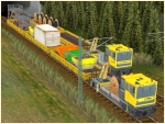 Gleiskraftwagen Bullok Robel Tunnelinspektionszug