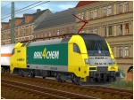 Elektrolokomotive ES64 U2-005 Werbeaufschrift rail4chem
