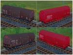 Haubenwagen Shimmns708 DBAG und DB-Cargo