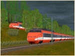 TGV PSE erste Generation orange
