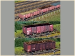 2-achsige offene Güterwagen europäischer Bahnen