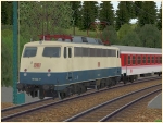 E-Lokomotiven der DB und DBAG BR 110 in ozeanblau-beige Set 1 Epoche IV und V