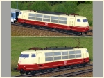 E-Lokomotiven der DB und DBAG BR 103 mit TEE-Lackierung 2