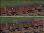 Zweiachsige gedeckte Güterwagen der DB in Epoche IV