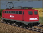 Elektrische Güterzuglokomotive BR 140 der Railion in Epoche V