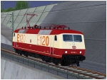 BR 120 002 mit Anschriften „E120“ der DB in Epoche IV