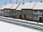 Kleinstadt-Häuserset 3 Winter