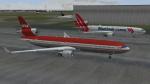 Sparset Flugzeug MD11-F Martinair (Cargo),MD11-LTU (Passagierversion)