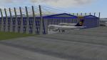 Flugzeug-Hangar
