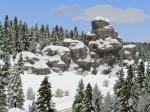 Fels-Formationen Winter Set 2
