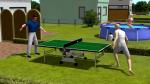 animierte Tischtennis-Spieler mit Platte