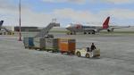 Airport Ausstattung Set (TUG, Cargo-Dolly, Luftfracht-Container)