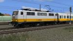 Personenzuglokomotive BR 111 - Lufthansa-Airport-Express (111 049)