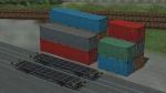 DR/DB Lbgjs598 mit Containern 20/40ft