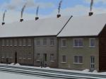 Kleinstadt-Häuserset 4 Winter