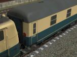 D-Zugwagen der DB in ozeanblau-beige Ep. IV - Set 1