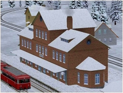  Bahnhofsset Kreihnsdoerp Winter im EEP-Shop kaufen