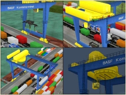 Containerkraene - blau-gelb im EEP-Shop kaufen