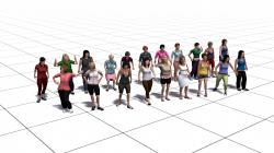 Big Set - Weibliche Passantinnen -  im EEP-Shop kaufen Bild 6