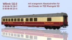 TEE & IC Speisewagen | WR(�)mh132 & im EEP-Shop kaufen Bild 12